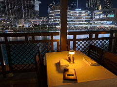 年末年始ドバイ⑥ ドバイファウンテンをテラス席から望む～ 高級イタリアンレストラン ビーチェマーレ