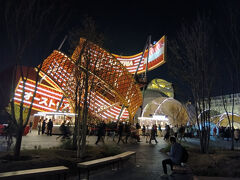 ⑧最高、万博で世界旅行NTT、日本館,いのちの未来、アオと夜の虹ショー光と噴水で彩る水上ショー必見！