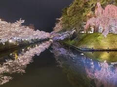 桜を求めて東北巡り2日目　弘前　心残りのライトアップ　