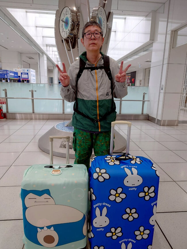 2025/4/26-5/4 8泊9日で、台南、高雄、嘉儀、台北と<br />渡り歩いたので、そのあたりをまとめたものです。<br /><br />飛行機:109,920円(2024/9/1 決済)2人分<br />ホテル:<br /> 台南 サカガミ ホテル (小坂上) 19,260円 2泊<br /> 高雄 ハーバー 10 ホテル 17,954円 2泊<br /> 嘉儀 メゾン・デ・シン嘉義 9,561円 1泊<br /> 台北 セブンデイ ホテル 32,434円 3泊<br /><br />1日目。<br />この日は昼便だったので、羽田→台北→台南と<br />移動だけで終わった日。