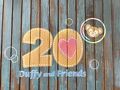 ダッフィー&フレンズ20周年カラフルハピネスおめでとうo♬*ﾟランドのダックもちょっとだけ(^^)