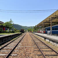 ゴールデンウィーク　北近畿、岡山ドライブ2日目　片上鉄道跡、柵原ふれあい鉱山公園、湯郷温泉、中国勝山