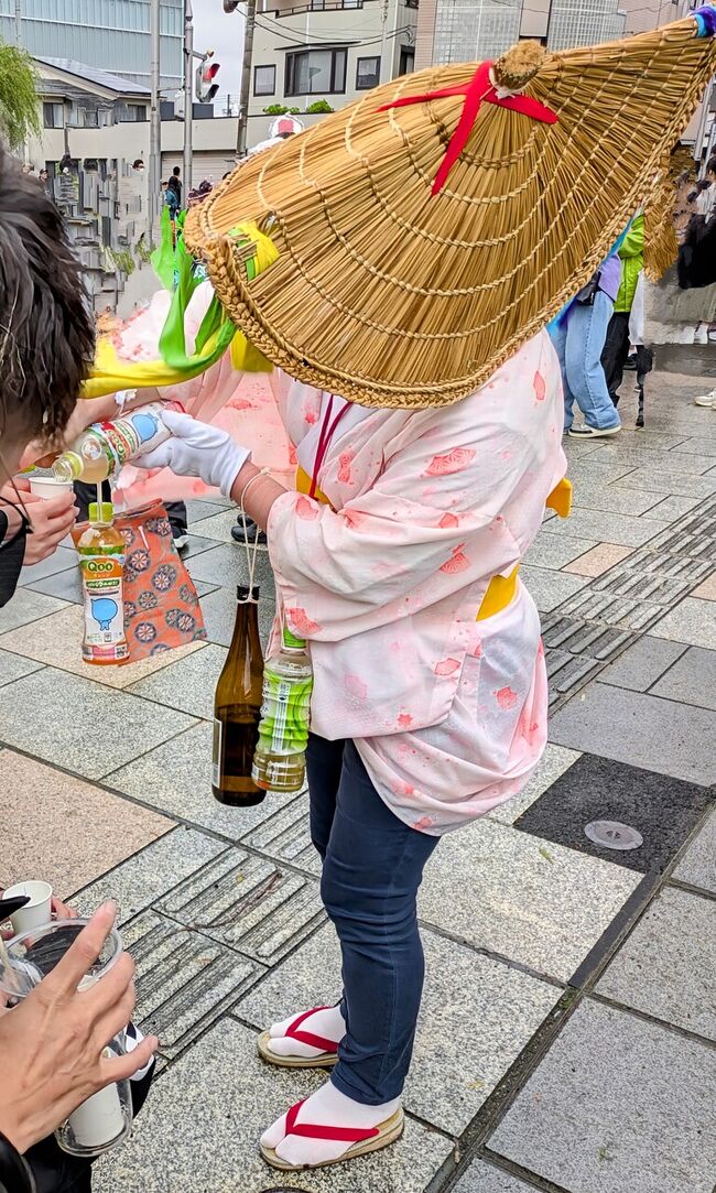 トク旅マイルで庄内・秋田♪従妹のお見舞いを兼ねて〈鶴岡天神祭＝化けものから振舞い酒〉