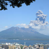 屋久島と薩摩半島周遊withゴエモンPart4　薩摩半島巡りと噴煙を上げる桜島