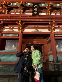 夜間の鶴岡八幡宮