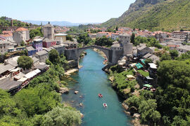 ボスニア・ヘルツェゴビナ、モンテネグロ、アルバニアでのんびり夏休み　モスタルその１