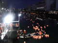 清水巴川 灯ろう祭り2025  大雨で18日に 【初です】