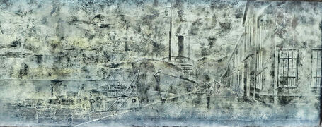 Japan 札幌・旭川・小樽2025⑦小樽の運河沿いの美しい銅板画と製缶工場