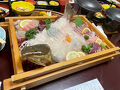 小浜温泉でヒラメに舌鼓