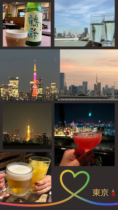 ２０２４年１１月　Ｍ子の付き添い東京（笑）～初めまして‘ゆっこさん’♪浅草で御朱印☆移ろいゆく東京タワーと夜景満喫＠品川プリンスホテル新高輪