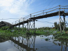 2025年8月：手作り感が強いタンラップ水上村でカヤックを！［タイニン省：モクホア社］