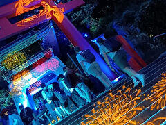 江の島シーキャンドルの夜