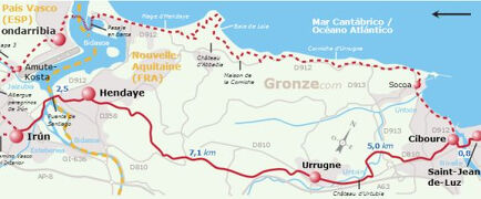 2025サンチャゴ巡礼03　その０４フランスからスペインへ　IRUN