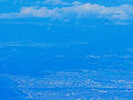 ANA603便‐2　宮崎行　富士山‐見えた！　16K右窓側　☆離陸後10分後～　伊豆半島/駿河湾