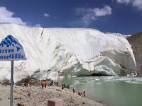 中国最西端 新疆ウイグル自治区 異国情緒満載10日間 8日目 パミール高原(帕米爾高原)慕士塔格氷河4688ｍ