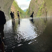 越後湯沢旅行②　インスタ映えの清津峡トンネル　石川雲蝶の瑞祥庵　さようなら湯沢ニューオータニ