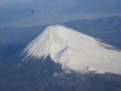 播磨の国の巡礼記（２）翼の下の白銀の富士。