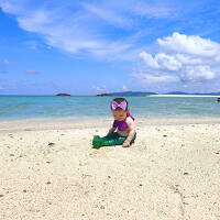 沖縄 小浜島 娘の１歳誕生日旅行