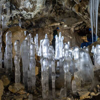内間木洞氷筍観察会に参加したよ