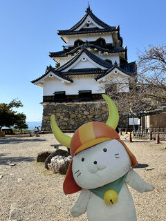 小型印スタンプラリーで彦根へ　2日めも駅リンくんで琵琶湖と多賀大社とひこにゃん