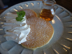 西ノ京でふわふわパンケーキをいただきました。