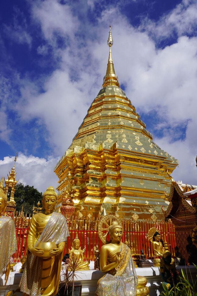 タイ北部一人旅②チェンマイ：ドイステープ観光とサタデーマーケット