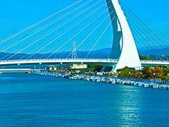 静岡⇒米原　浜名湖/関ケ原　東海道沿線‐名所さがし　☆ひかり637号（10-12D）車窓の風景