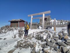 冬の木曽駒ヶ岳