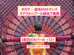 3度目のネパール <12:完結編> カトマンズ(タメル地区・ダルバール広場) -帰国便  2025.11