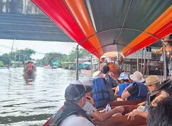 タイ3古都めぐり　⑥バンコク/タリンチャン水上マーケット、帰国