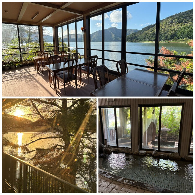７日間で福井県を車でグルっと巡ってみました。13 三方五湖の水月湖の畔にある日本秘湯を守る会のお宿「虹ケ島温泉」に一泊。