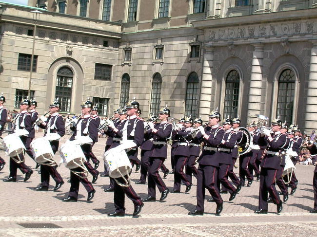 王宮・衛兵の交代式・１<br />