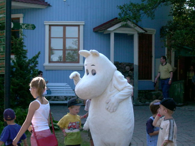 みんなのアイドル、ムーミン<br />夏の２ヶ月間だけオープンしている、<br />ナーンタリのムーミンワールド。