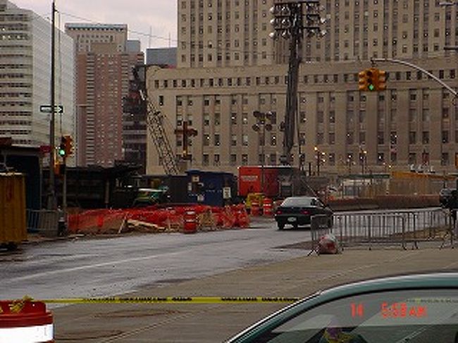 悲しい出来事のおこったグランド・ゼロです。