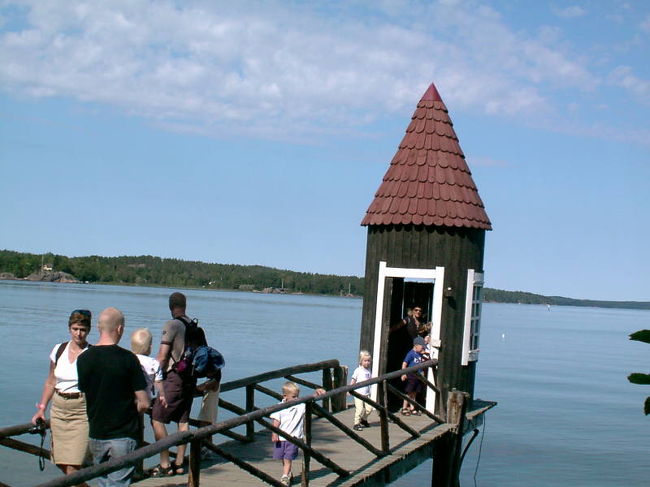 「ムーミン谷の冬」に登場する小屋。<br />ちゃんと中にも入れました。