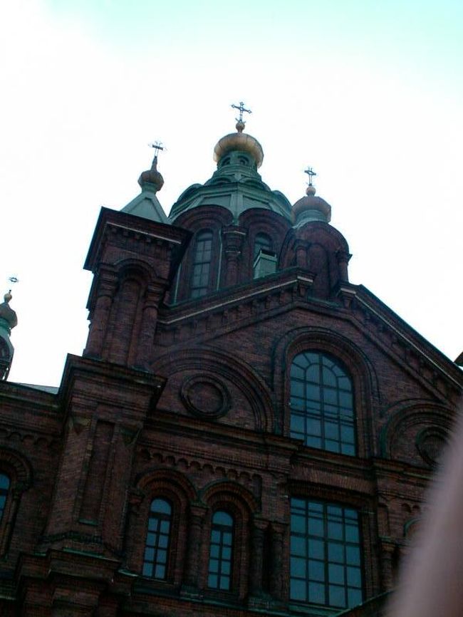 フィンランドの正教会、ウスペンスキー。<br />ロシア正教会なのでイコンなどの装飾が<br />すばらしいです。