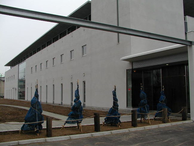 寮の側面です。右側が玄関です！