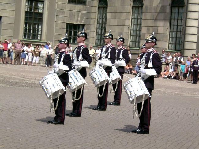 王宮の衛兵交代式・３<br />かつて吹奏楽部員だった血が騒ぎます！<br />