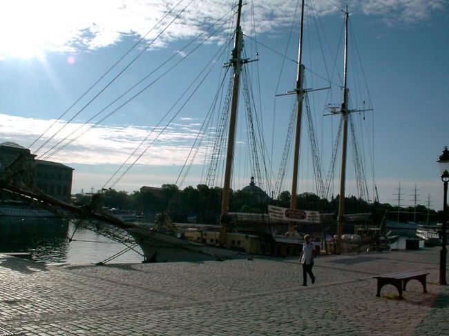 ストックホルムの朝<br />お散歩中にぱちり