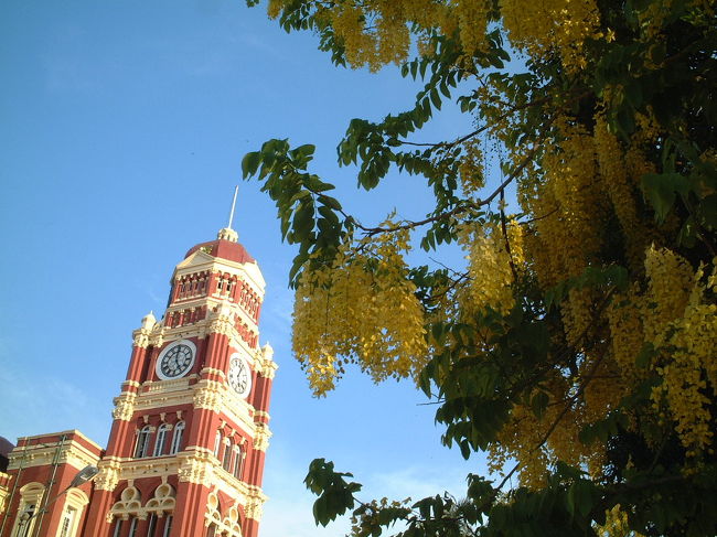 ヤンゴン：たしか最高裁判所の建物。しゃれてるね！ 