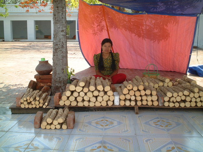 タナカ売りの少女<br />名物タナカの木：これをすりおろしてつかう。<br />