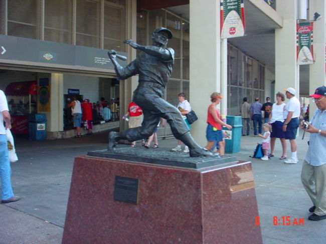 球場の周りはこんな感じ。<br />