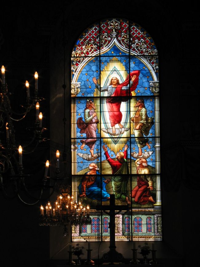 小さな教会ですが、教会内は素敵です。<br />