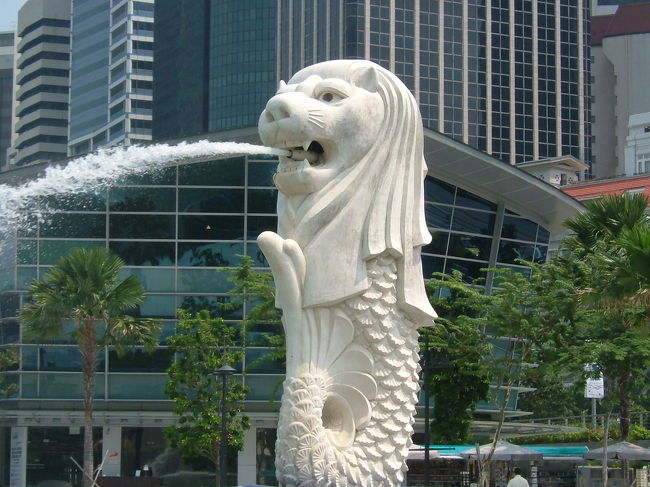 マーライオン。定番。