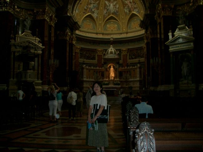 『聖イシュトヴァーン大聖堂』の内部。