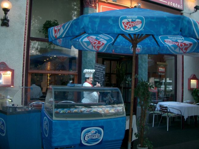 夕食を食べたレストラン。エリザベトと言う名前だった・・・