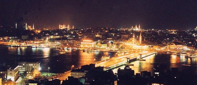 ガラタ塔からみる旧市街の夜景