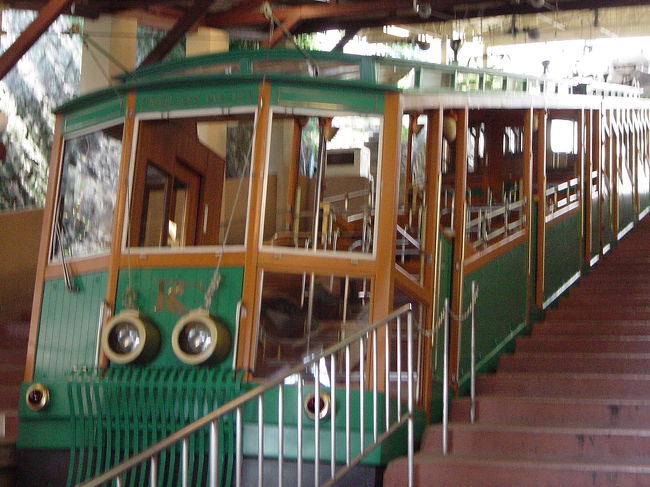 六甲山へのロープウェイ