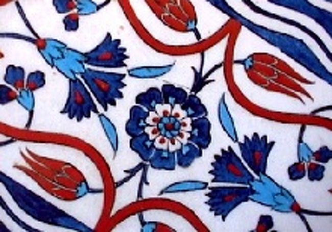 絵はがき。<br />タイル模様のもの。<br />リュステムパシャジャミィのものです。