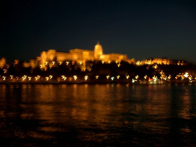 船の上で夜景を撮るのは難しい・・・<br />